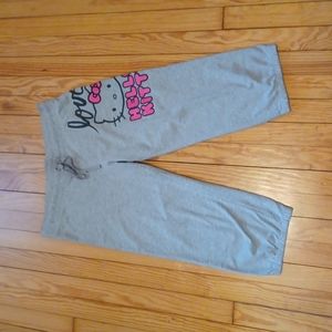 Hello Kitty pajama capri pants